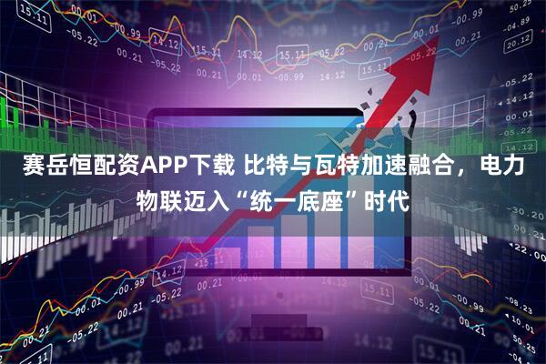赛岳恒配资APP下载 比特与瓦特加速融合，电力物联迈入“统一底座”时代